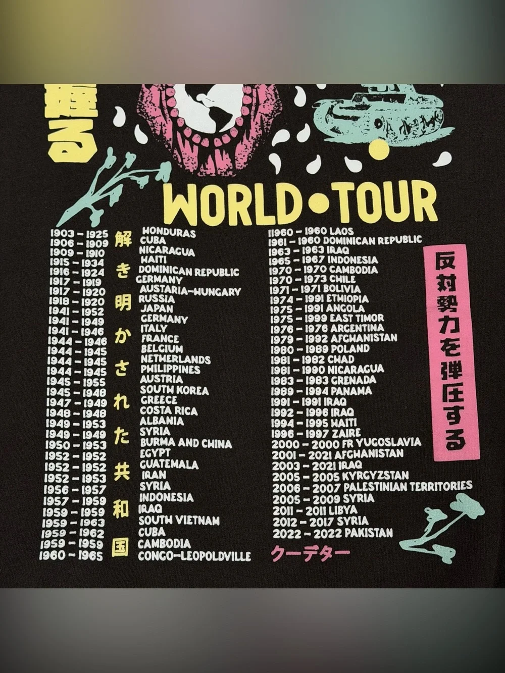 Capitalism In Decay World Tour BlackSweatshirt XL Hasan Piker
